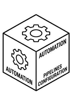 Icono automatización y datos